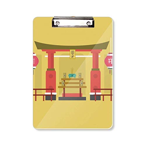 Porte-bloc A4 Lanterne commémorative Gateway China Town pour bureau