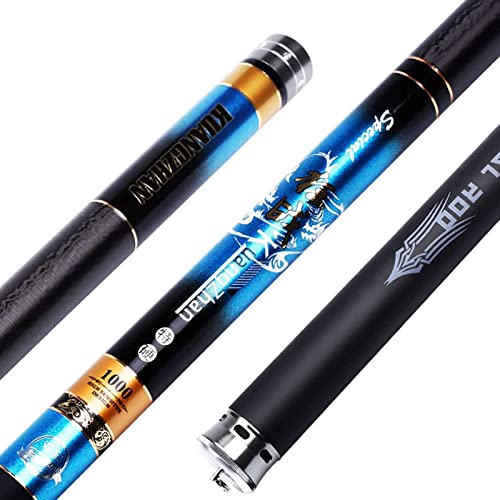 Generic High Carbon Power Hand Pole Angelrute Ultra Hard Super 8 m, 9 m, 10 m, 11 m, 12 m Leichte Teleskoprute Stick Ersatzspitze (8 m)