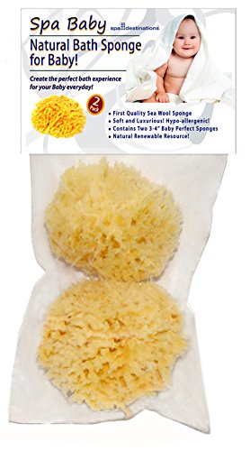 Spa Baby Natural Bath Sponge! Especially Selected for Your Baby! by Spa Destinations. SAVE 35% On Our Exclusive TWO (2) PACK!!! Create The 