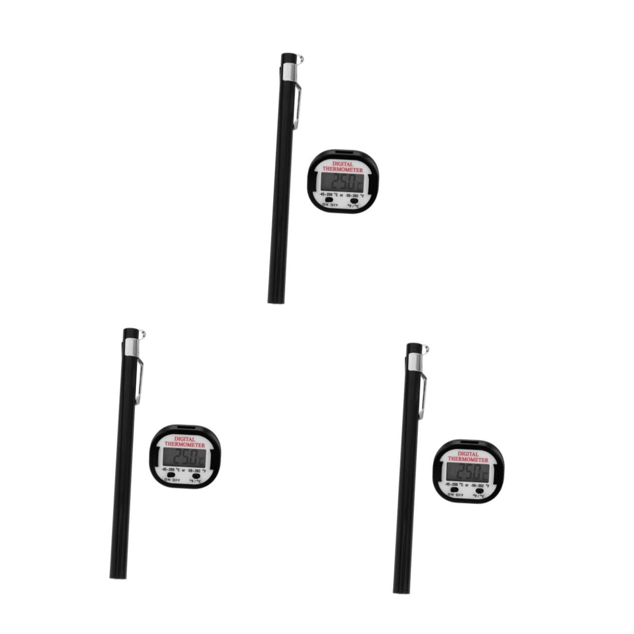 IMIKEYA 3piezas Digital De Cocina y Barbacoa Instantánea Probe y Para Hornear y El Con Funda Protectora