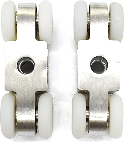 YUANQIAN Lot de 2 roulettes pour portes coulissantes (YQ-1029-2P)