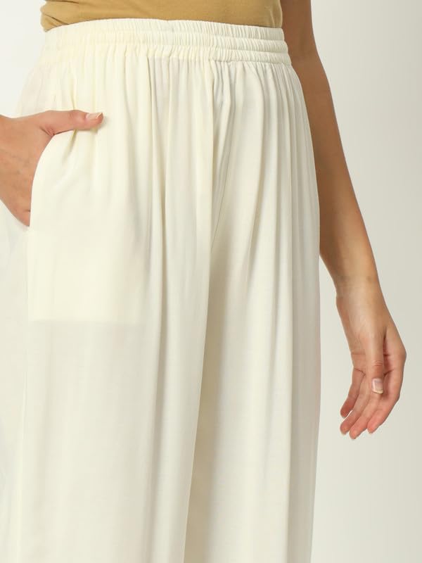 Image of Soft Colors Women Regular Fit Pocket Palazzo
