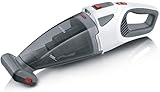 SEVERIN 4-in-1 Akku-Handstaubsauger, kabelloser Handstaubsauger für Autositze, Tierhaare und Flüssigkeiten, Akkustaubsauger mit bis zu 30 Minuten Laufzeit, weiß/grau/rot, HV 7146