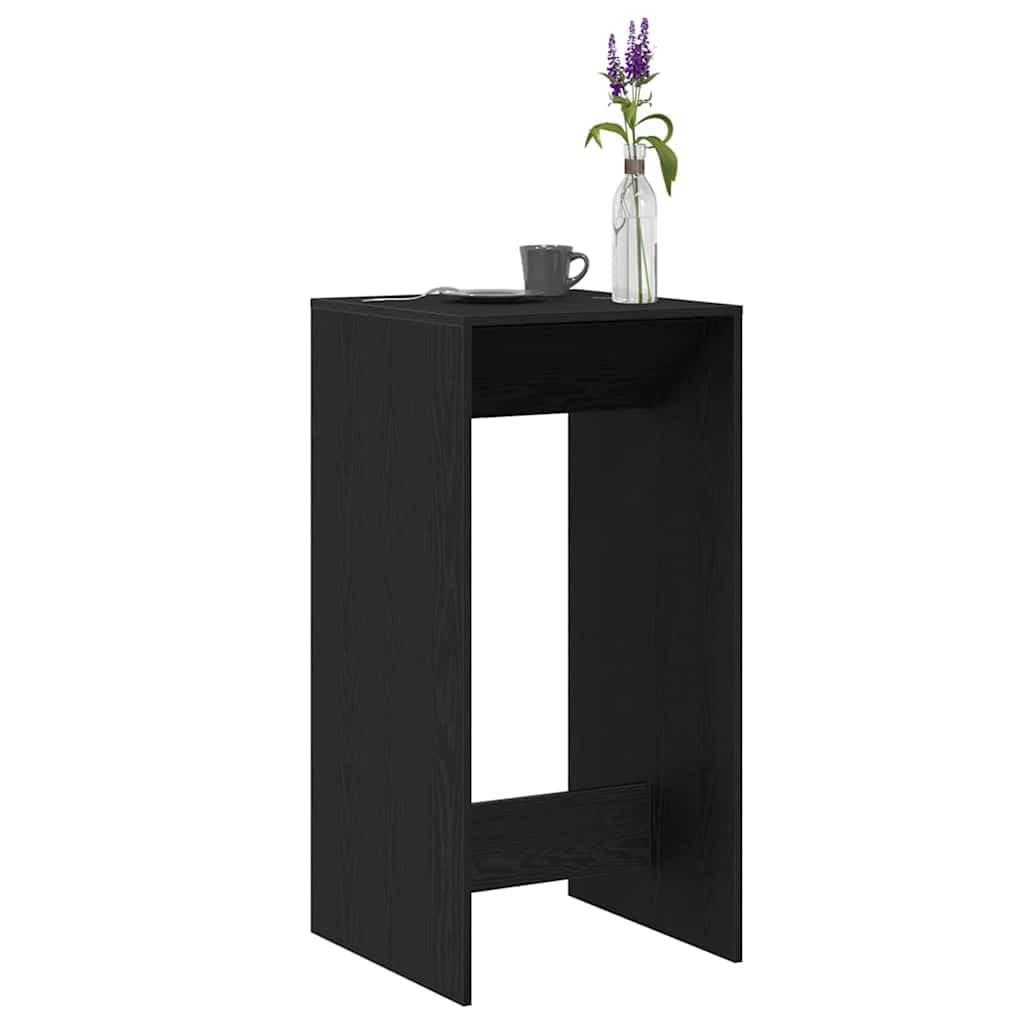 vidaXL Bartisch 51 x 50 x 103,5 cm Holzwerkstoff Schwarz Eichen-Optik
