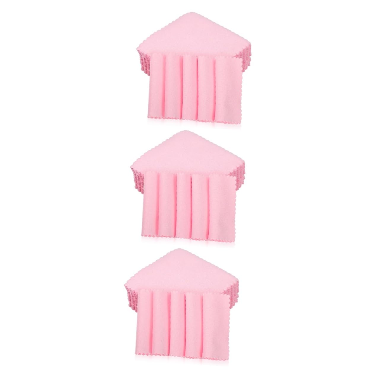 Artibetter 3 Set Panno Argentato Ultra Panni per La Pulizia in Microfibra Polacco Gioielni di Lucidatura di Lucidatura Panno per La Pulizia dei Gioielli Fibra Superfine Rosa 100 Pezzi*3