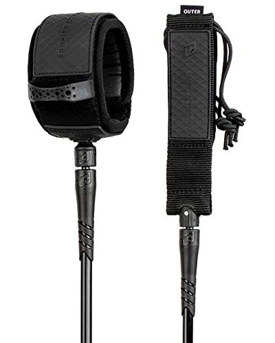 Creatures of Leisure Reliance Outer Reef 10 XL Wave Leash Black Black 10\'0\" - Thumbnail 2