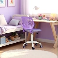 FurnitureR Komfort Drehstuhl Höhenverstellbar 360 Grad Drehung Stoffbezug PP Rücken PU Rollen 130kg Für Stillzimmer