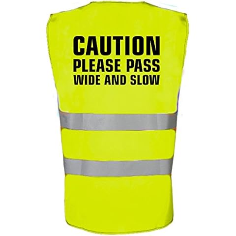 swagwear Caution Please Pass Wide and Slow Equestrian Kids Horse Riding Hi Vis Vest 4 Colours Cover