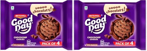 Image of Britannia Good Day Choco Chip Cookies, 400 g (Pack of 2)