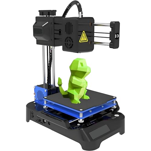 COAKUE Kit de Mini imprimante 3D de Bureau à Monter soi-même, avec Filament PLA, câble USB, Carte TF, Plateau magnétique Amovible, Vitesse d'impression maximale de 40 mm/s. Black