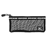 サンスター文具 ミズノ ペンケース メッシュフラット ブラック S1426052