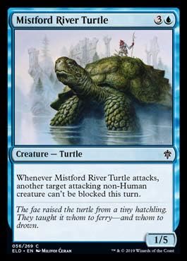 Magic: The Gathering - Mistford River Turtle - Throne of Eldraine