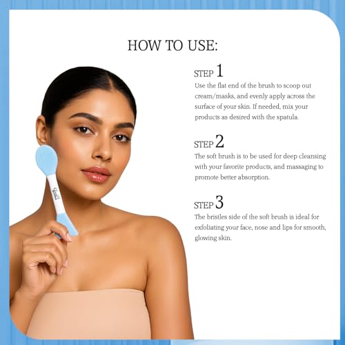 Glam21 Multipurpose Silicone Brush Blue - Image 7