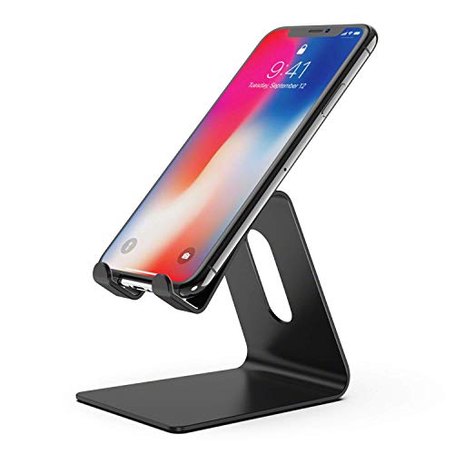 Image of Metal Mobile Phone Stand, Ionix Mobile Phone Metal Stand /Holder for Smartphones and Tablet, Mobile Stand for Bed, Mobile Stand for Table Mobile Phone Holder