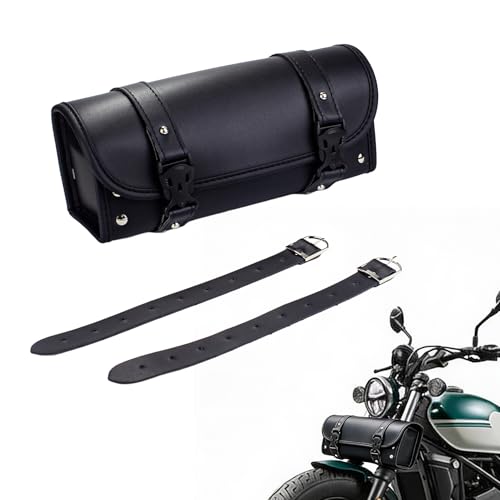 Amazon | バイク用 ミニツールバッグ スタッズ付き PUレザー製 小物