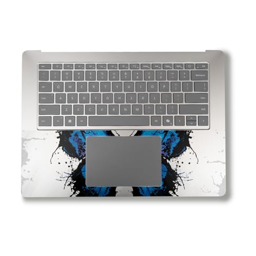 Image of Laptop Skin Compatible with Alienware M18 R2 (2024) - Butterfly Splash - Premium 3M Vinyl Protective Wrap Decal Cover - Easy to Apply | Crafted in The USA by MightySkins