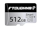 Scheda di memoria Micro SD da 512 GB, scheda di memoria ad alta velocità per smartphone, dispositivi di gioco portatili e droni, videocamere,Smart TV,Fotocamera.