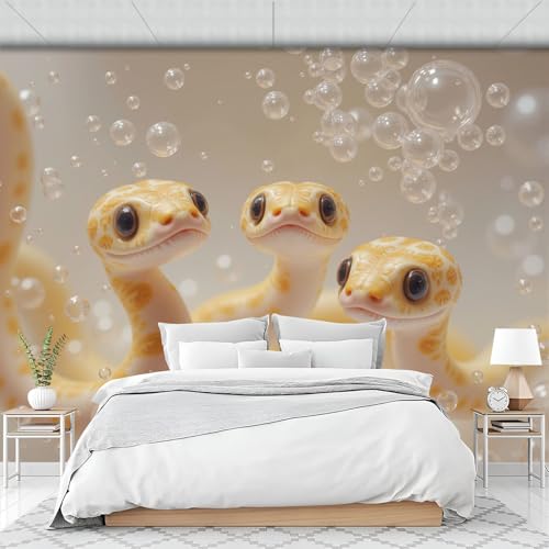 Papier Peint Animaux Amusants XXL Revêtement Mural Haut de Gamme