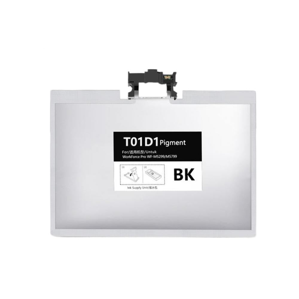 Borsa per cartucce d'inchiostro T01C1 T01D1 T01C2 compatibile con stampante C529RDTW C579RDTW con inchiostro pigmentato a chip(T01D1-BK)