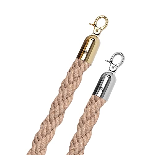 Geflochtenes Stützseil, mit goldenem Haken, 1 Stück