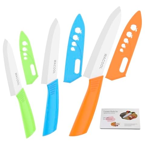 WACOOL Ceramic Knife Set 3-Piece Cover
