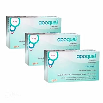 Combo 3 caixas Apoquel 16Mg 20cps cada - Zoetis