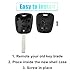 X AUTOHAUX 2 Button Replacement Keyless Entry Remote Key Shell Cover for Peugeot 106 306 107 206 207 307 406 408 607 for Citroen Berlingo with Blade CE0165