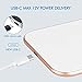Te-Rich Qi Wireless Charger, 7.5W Wireless Charging Pad [Ultra Slim,15W] Compatible iPhone Xs MAX/XR/XS/X/8/8 Plus, 10W Fast Charging Compatible Samsung Galaxy S10/S9/S9+/S8/S8+/Note 9/8-No AC Adapter
