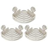 Solution d'espace vertical : organiseur de rangement carré avec disposition étape par étape. 3 niveaux maintiennent les bouteilles proprement et optimisent l'espace vertical. Fournit une solution de rangement efficace pour tous vos accessoires de douche dans un environnement compact de salle de bain
