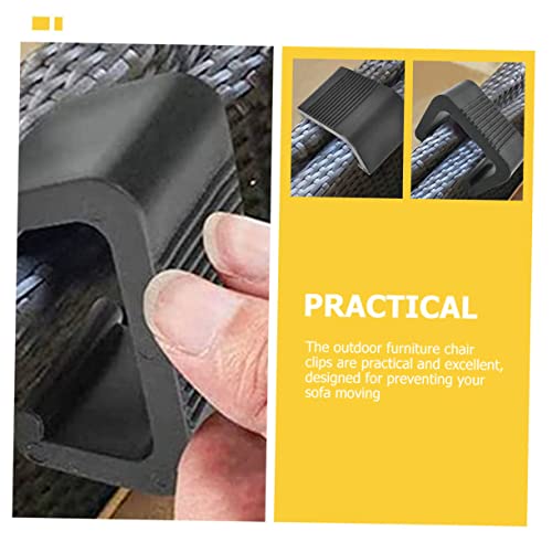 GANAZONO 40 Peças Clipe De Móveis Cadeira Sofá Cadeira De Vime Móveis Ao Ar Livre Sofás Móveis De Pá