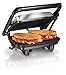 Sanduicheira, Panini Gourmet, Preta/Prata, 110v,Hamilton Beach