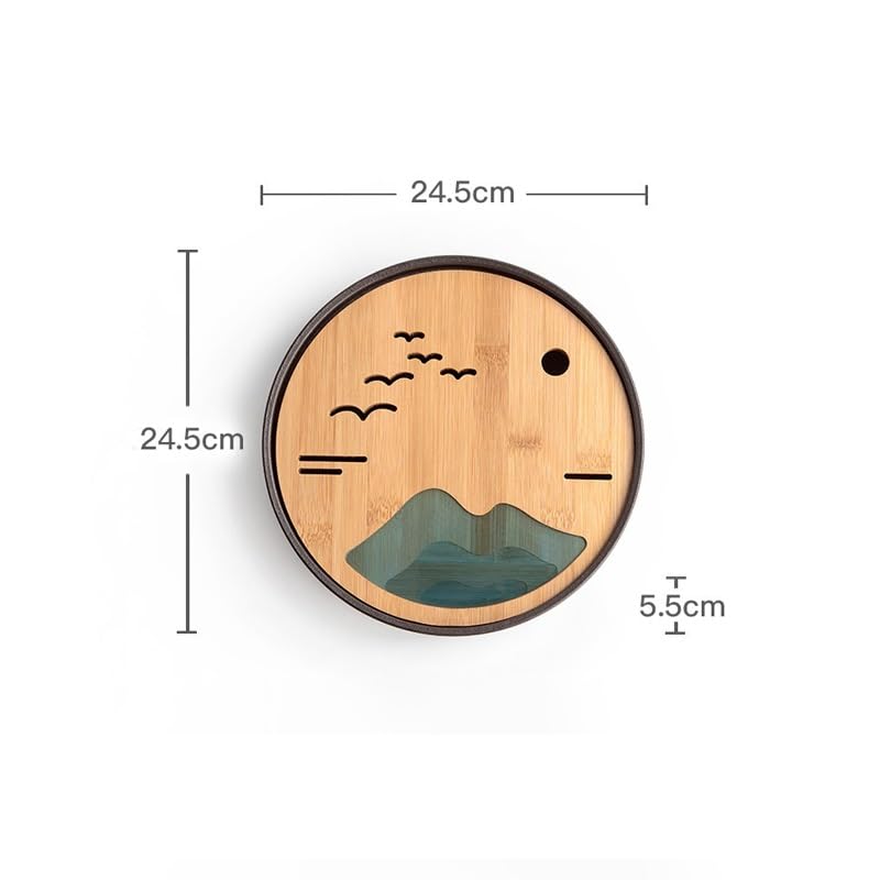 Vassoio da tè Semplice Contenitore per l'acqua in Ceramica per Uso Domestico, Moderno Semplice tavolino da caffè Vassoio da tè Vassoio da Studio per la casa