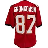 Rob Gronkowski Jersey Red Tampa Bay | Unisex Adult Sizes S-5XL Unsigned Custom Sewn Stitched
