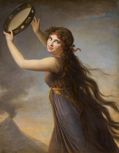 Peinture sur Toile Portrait d'Emma Lady habille vos murs vides avec élégance