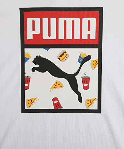 Image of Puma Boy's Letter Print Regular Fit T-Shirt