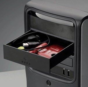 desktop computer ATX/MATX companion, blank drawer rack (5.25"), for computer accessories/storage devices+Cosmos Cable Tie