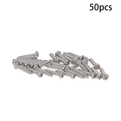 MroMax M2x10 Self Tapping Screws Phillips Pan Head Screw, Full Thread, Phillips Drive, 316 Stainless Steel Fasteners - Image 3