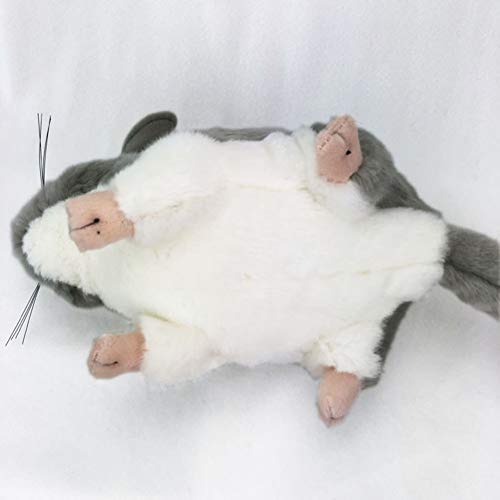 Lindo Juguete de Peluche de Chinchilla, Muñeca de Peluche Suave para Niños, Regalo para Niñas, Adecuado para Dormitorios u Oficinas, Pequeña Chinchilla de 9,5 (Gris