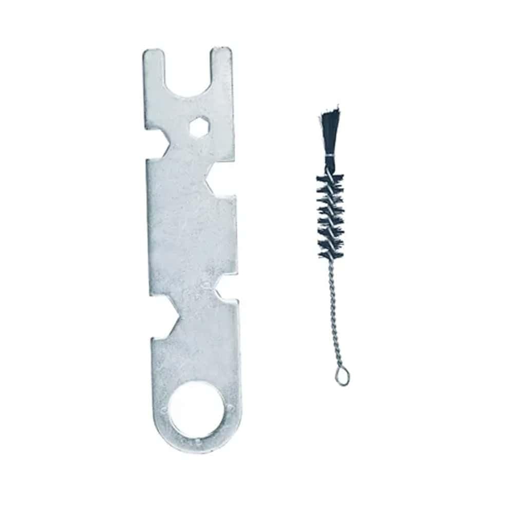 HVLP 2-częściowy zestaw pistoletów lakierniczych, dysze 1,4 mm i 0,8 mm, z kubkami płynnymi o pojemności 250 ml i 600 ml, regulator ciśnienia i manometr, do lakierowania farbą w sprayu