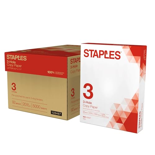 Staples Copy Paper, 8 1/2