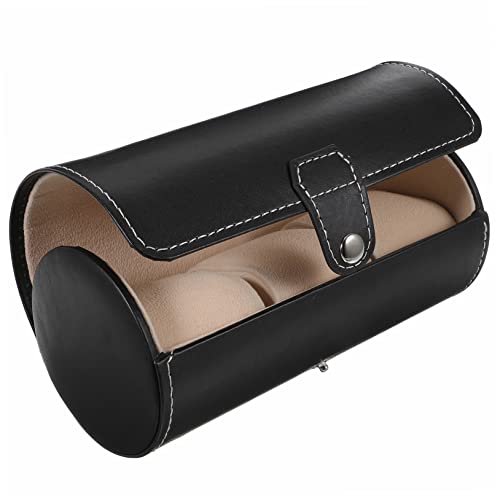Ipetboom Estuche De Portátil Compartimentos Para Almacenamiento y Exhibición De Viaje Rasguños Para Relojes