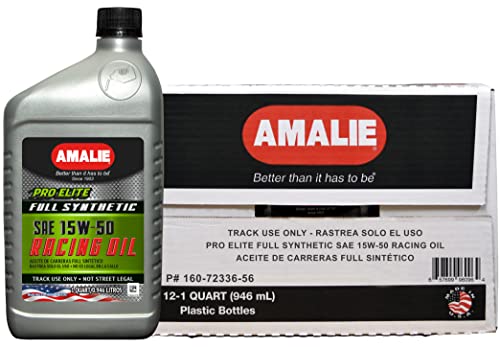 Aceite para motor sintético 15W-50 Amalie Pro Elite 3 gal miniatura 1