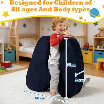 Sensory Soft Squeeze Seat, Beruhigender Kompressionsstuhl für Kinder mit sensorischen Bedürfnissen, waschbarer Bezug, Schaukeldesign11