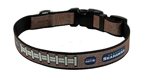 Rico Seattle Football Seahawks Reflective Dog Collar - Medium