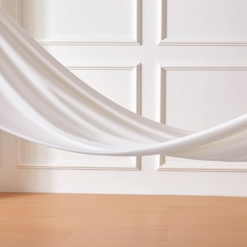 Image of Amazon Basics Jersey Knit 4-Piece Sheet Set, Wrinkle Free and Easy Fit, Includes 16 inch Deep Pocket Fitted Sheet, 1 Flat Sheet and 2 Pillowcases, Queen, White