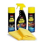 Stoner Car Care 99077 4-Piece Trim Kit Includes Trim Cleaner, Trim Shine Aerosol Protectant and Trim Shine Spray with Three Microfibers to Remove Stains and Restore Automotive Interior and Exteriors