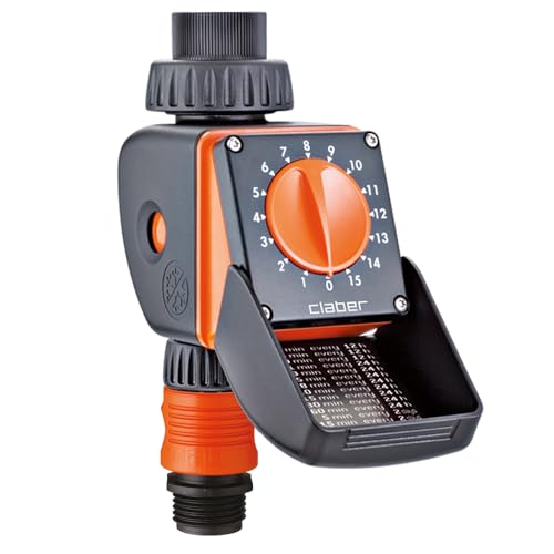 Claber 8422Aquauno Logica Temporizador de agua de esfera única