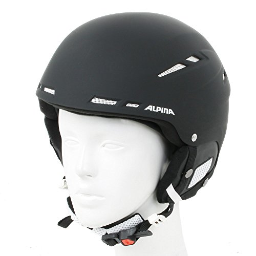 ALPINA Biom, Casco da Sci Unisex, Nero Opaco, 54-58 cm