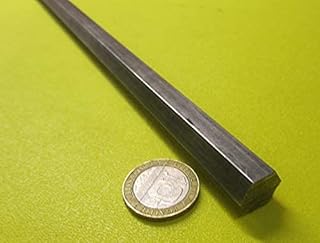 1018 Carbon Steel Hex Rod 13 mm Diameter x 6 Foot Length 1 Piece
