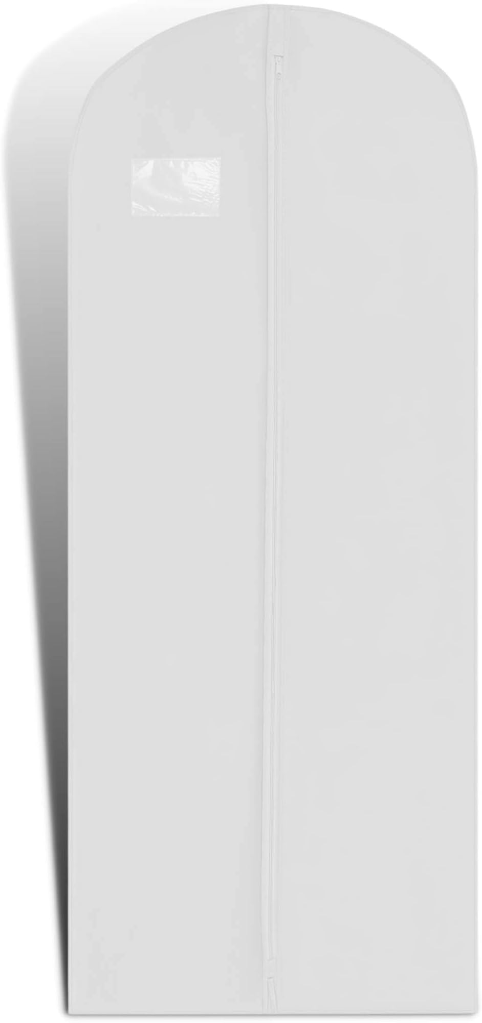 Hoesh Waterproof 72" Bridesmaid Weddings Prom Gown Dress Cover Garment Bags (White,Pack of 3)